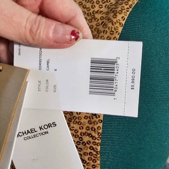 Michael Kors Collection Sequin Jumpsuit – Size 6 – NWT – Retail $5,990.00 - Picture 9 of 11